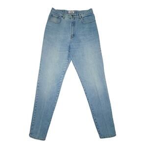 Vintage AMI Light Wash High Rise Tapered Jeans – Size 14L – Made in Macau